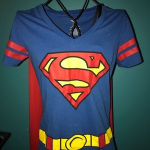 SUPERMAN SHIRT W CAPE